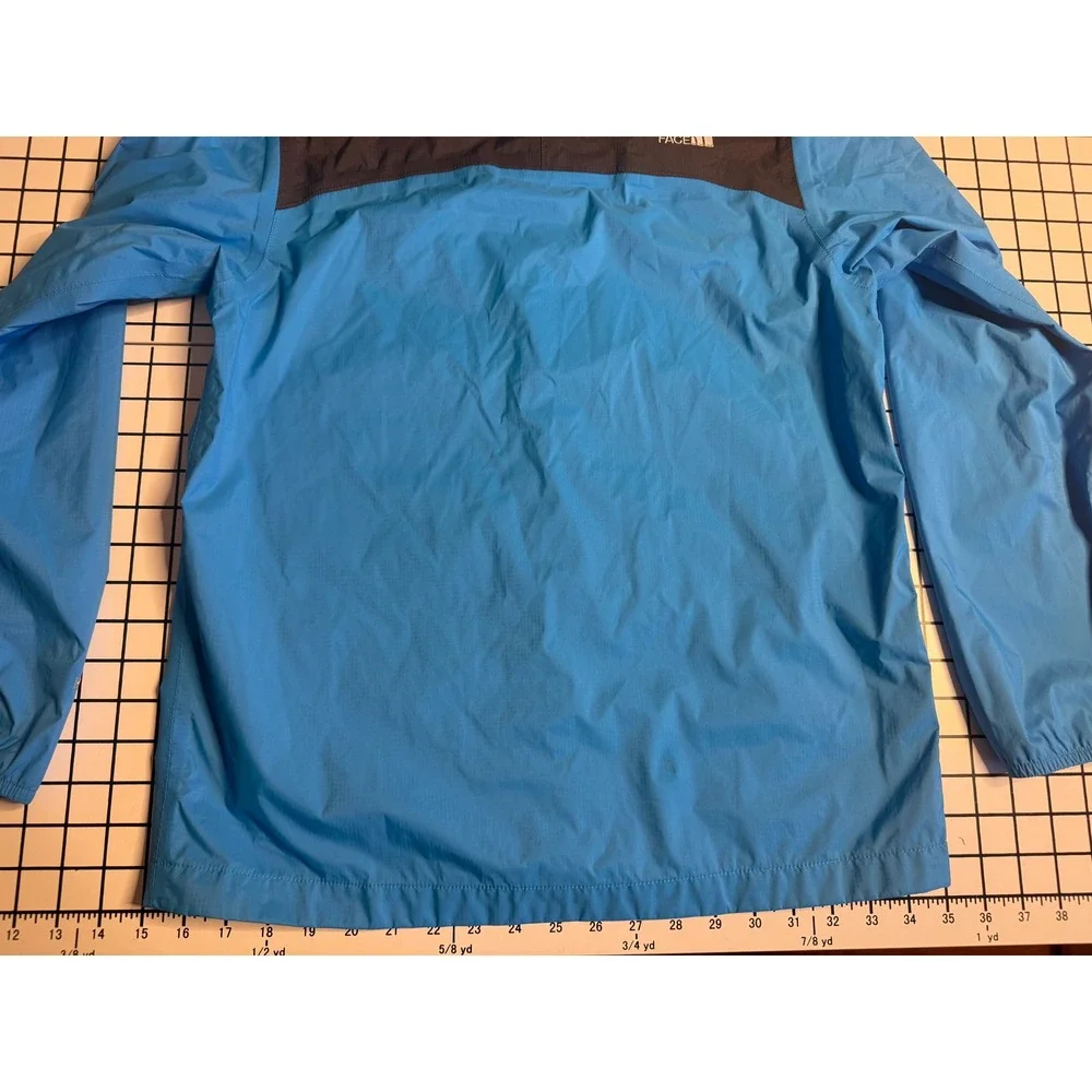 The North Face Boys Resolve Reflective Jacket Blue Grey HyVent Size L 14/16